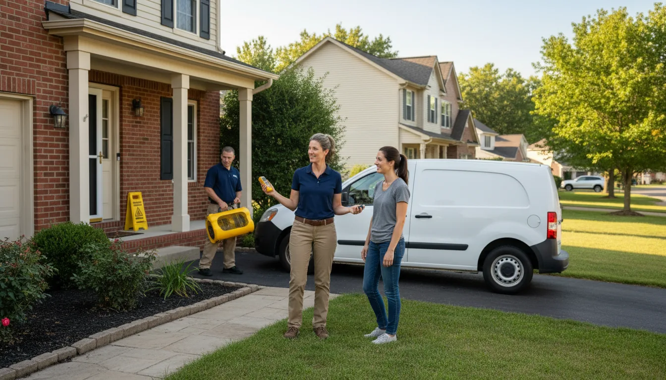 Water restoration image for Dehumidification And Cleanup Services in West Chesterfield, MA